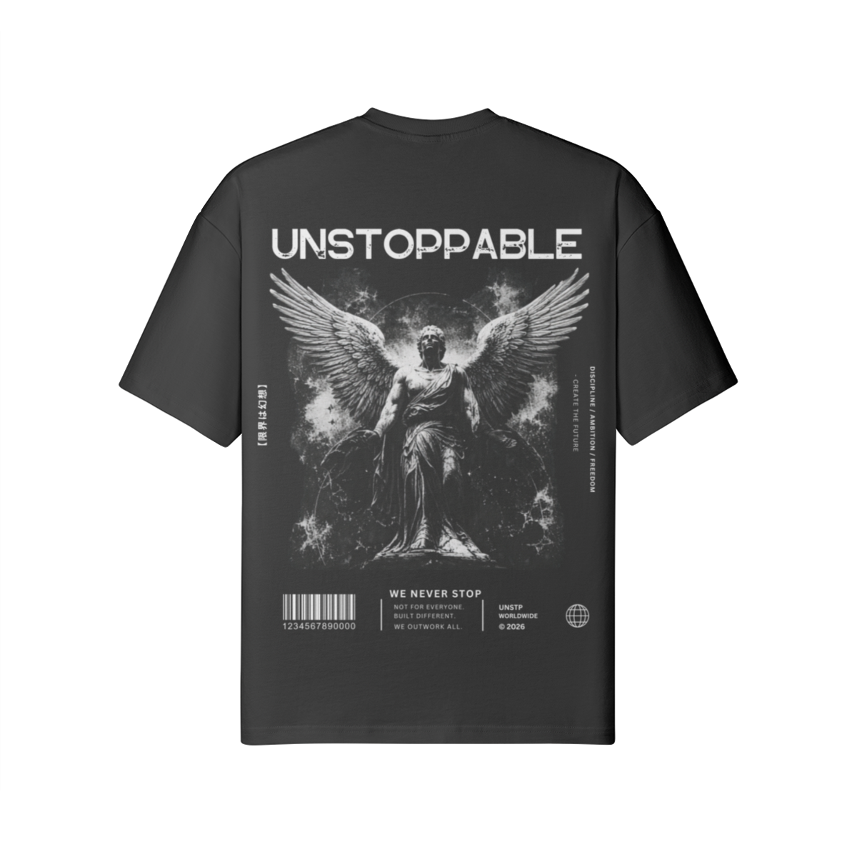 UNSTP Essential Tee — Camiseta Oversize Minimal Streetwear