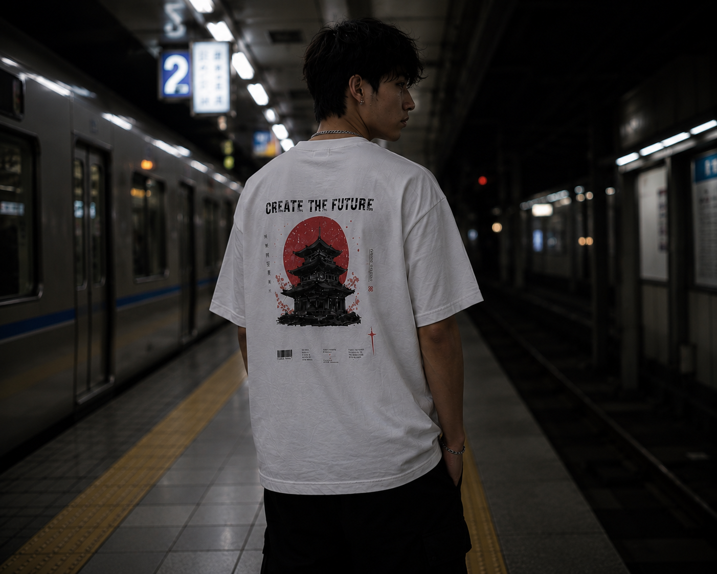 UNSTP Temple Tee | Camiseta Streetwear Japonesa Premium