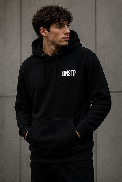 Sudadera UNSTP Essential Hoodie – Streetwear Minimalista