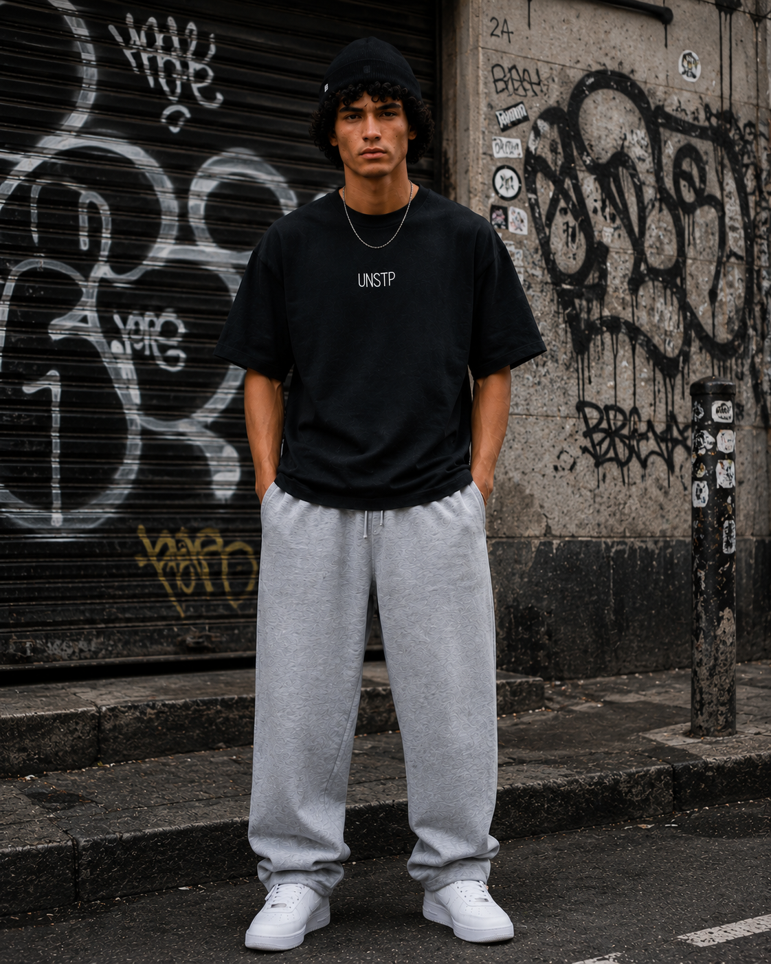 UNSTP Essential Tee — Camiseta Oversize Minimal Streetwear